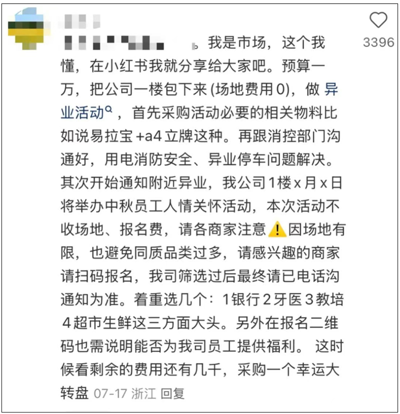 預算僅1萬的3000人中秋活動7